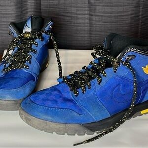 Nike Air Jordan 1 Retro Trek Boots Royal Blue size 12